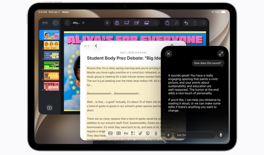 Ukázka možností práce s pomocí Apple Intelligence – užitečné tipy a návrhy od Siri AI