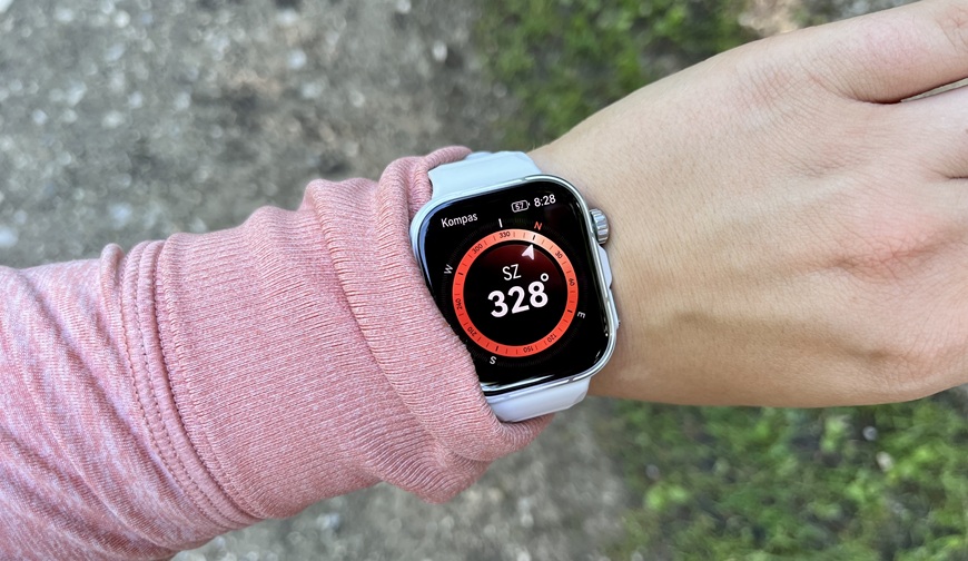 Recenze: Chytré hodinky Huawei Watch Fit 5 Pro zaujmou vzhledem i pokročilými zdravotními funkcemi kompas na hodinkách Huawei Watch Fit 5 Pro