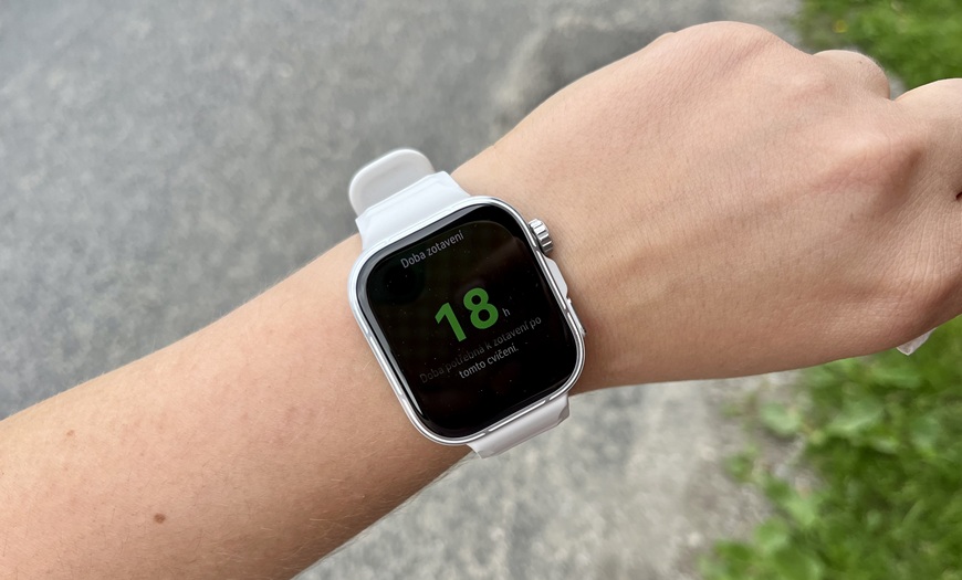 Recenze: Chytré hodinky Huawei Watch Fit 5 Pro zaujmou vzhledem i pokročilými zdravotními funkcemi doba zotavení zobrazená na hodinkách Huawei Watch Fit 5 Pro