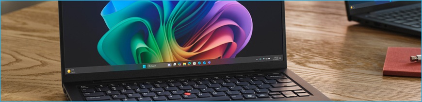 Konec podpory Windows 10: Objevte novou éru bezpečí a produktivity s Windows 11 Pro a Copilot+ PC detail notebooku s windows 11