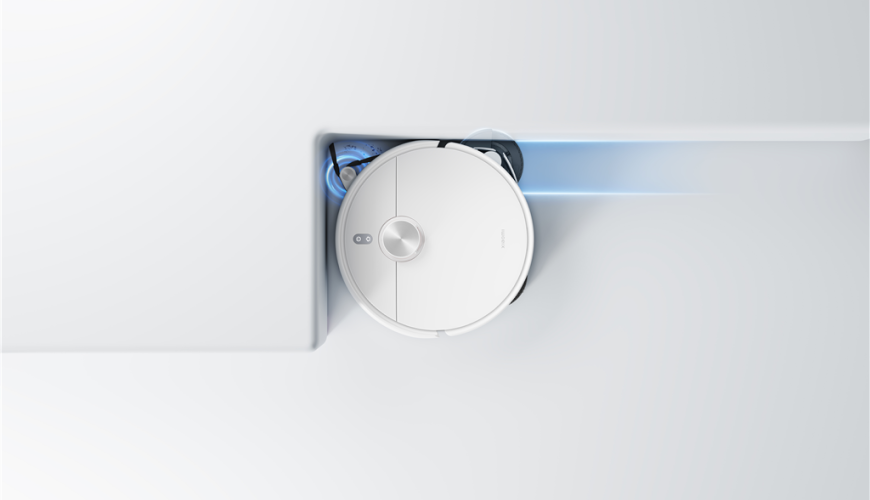 Robotický vysavač Xiaomi Robot Vacuum H50 Pro vysává bezchybně rohy místnosti