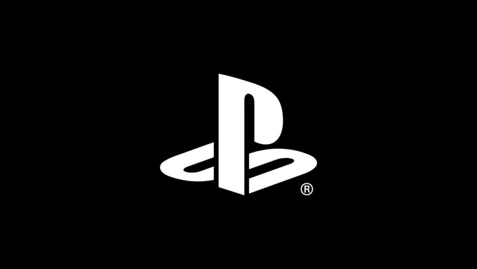 Logo PlayStation na černém pozadí