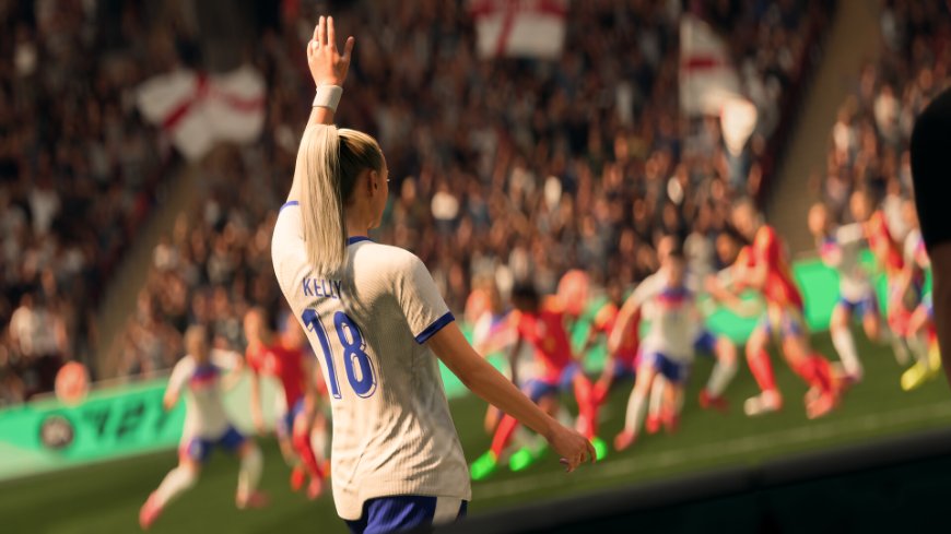 EA Sports FC 27: Jaké novinky čekají na virtuálním hřišti? FC 27: Fotbalistka na hřišti zvedá ruku