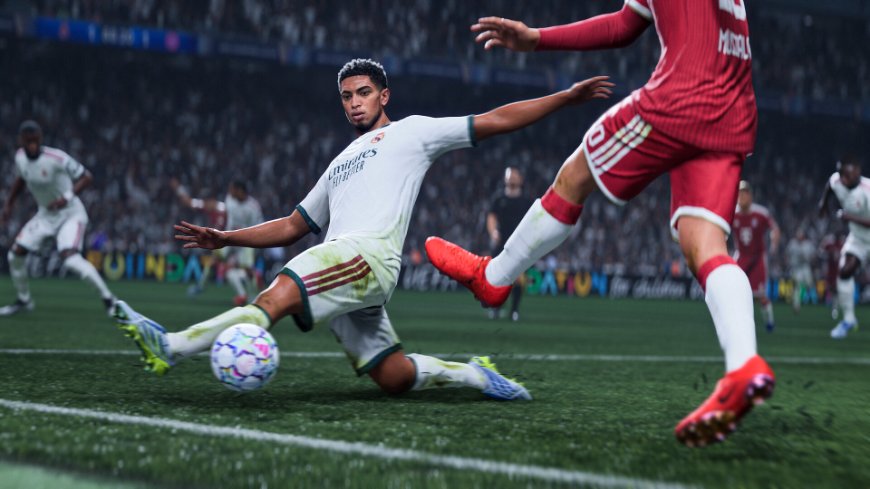 EA Sports FC 27: Jaké novinky čekají na virtuálním hřišti? EA Sports FC 27: Fotbalista padá vedle míče, zprava přibíhá další hráč