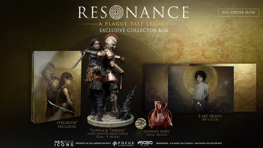 Resonance: A Plague Tale Legacy – než přišly krysy Detail sběratelské edice hry Resonance: A Plague Tale Legacy