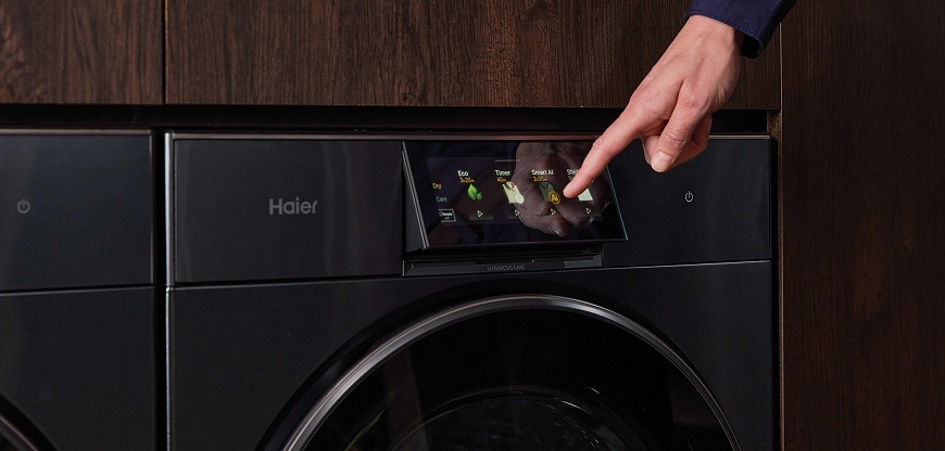 ergonomický ovládací panel sušičky Haier Couture Care Collection 11