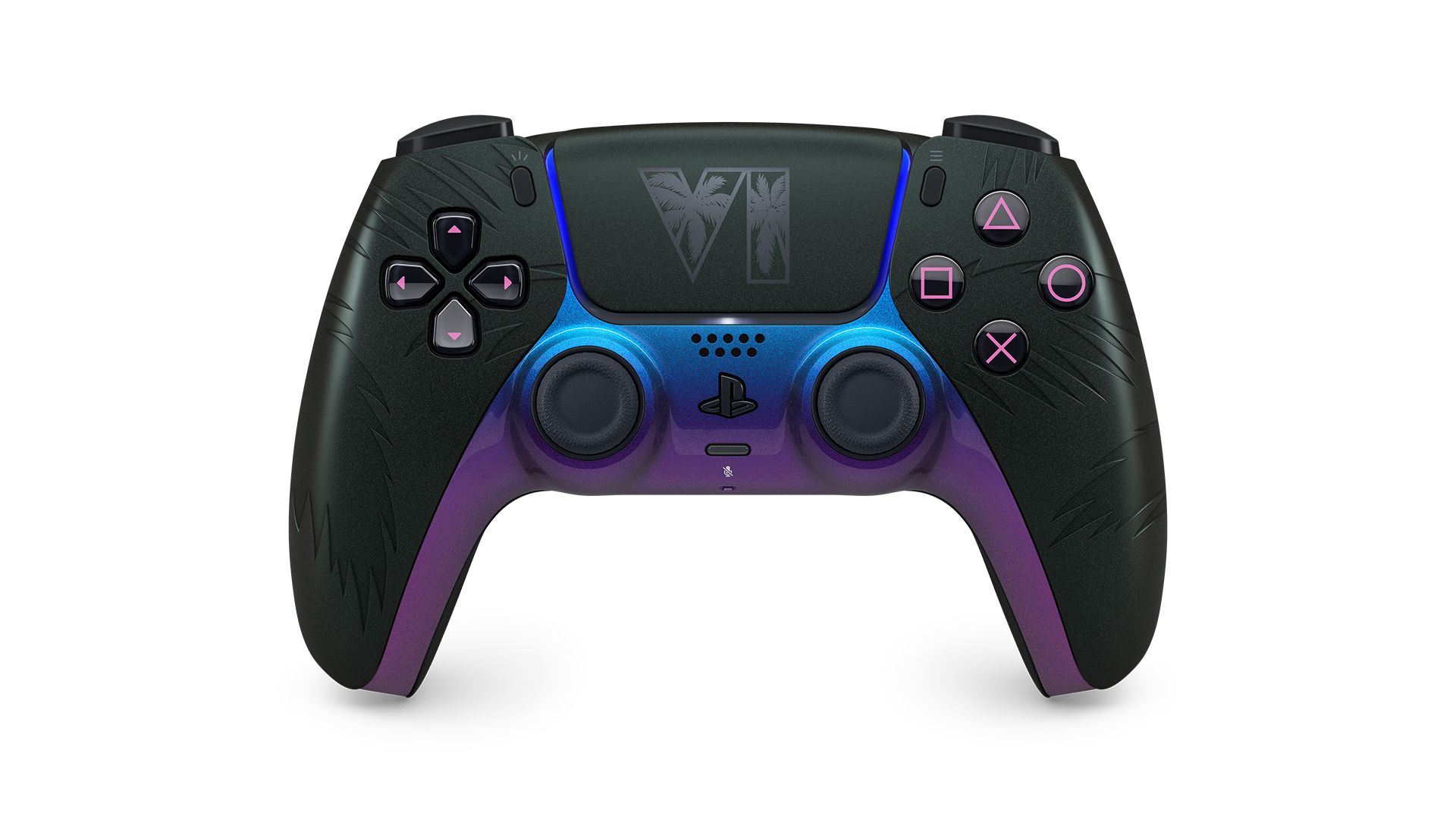 DualSense pro GTA VI: limitovaná edice ve stylu Vice City Černý ovladač DualSense GTA 6