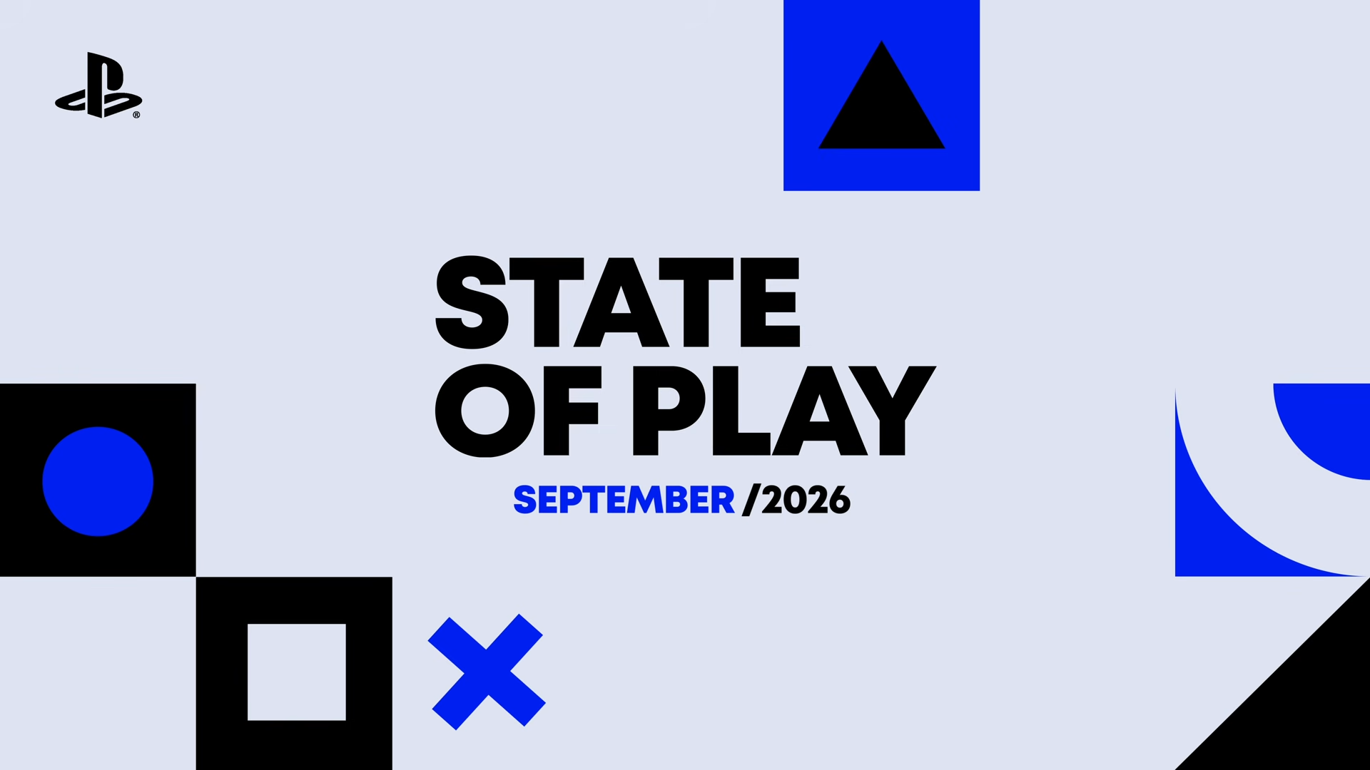 Logo State of Play, nápis September 2026