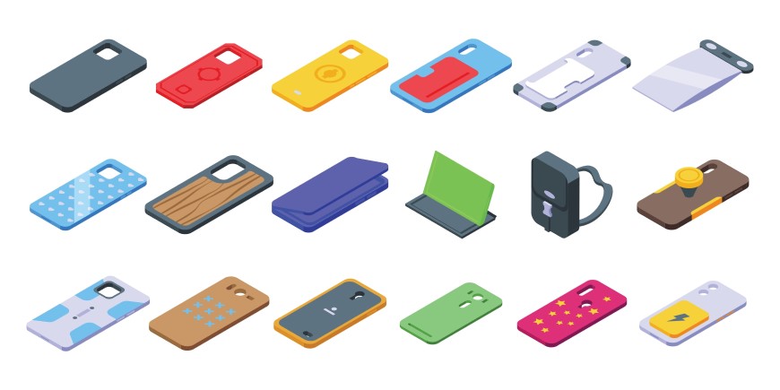 10 nejčastějších chyb, které zkracují životnost elektroniky Ilustrace obalů na mobilní telefon