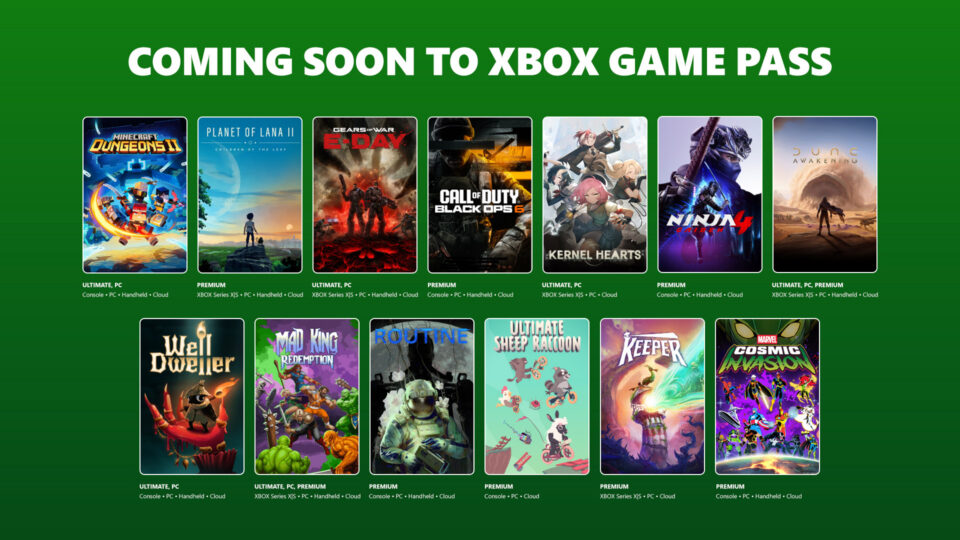 Herní měsíčník: Září 2026 – Zaklínač, Dawnwalker, Wolverine i Kallax ve Skyrimu Výpis her přidanýhc v září do Xbox Game Pass