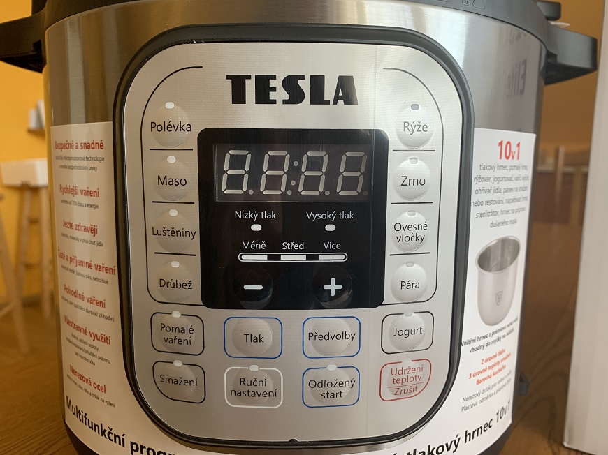 Recenze multifunkčního tlakového hrnce Tesla EliteCook K70: 10 v 1 a ještě ušetří váš čas hrnec_tesla_1