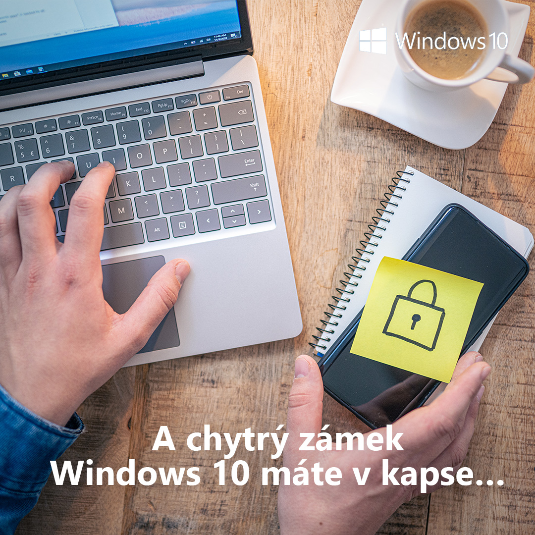 Windows 10 dynamický zámek