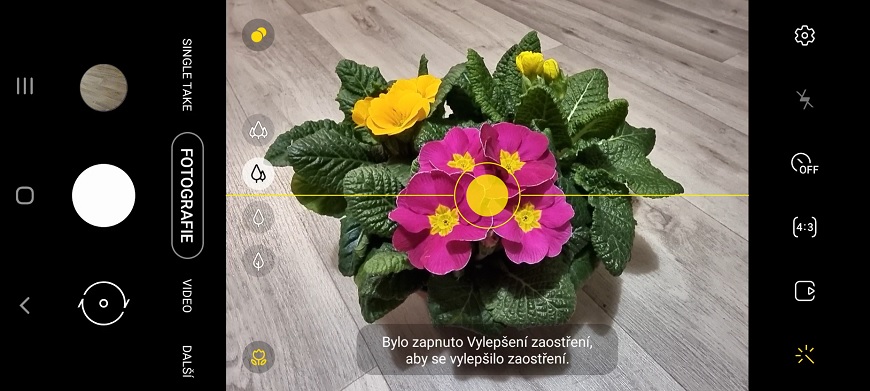 Recenze Samsung Galaxy S21 Ultra 5G: Vlajková loď sbírá ovace Vylepseni_zaostreni