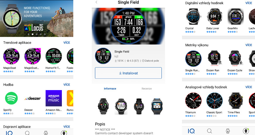 Recenze Garmin Fenix6X PRO: Prvotřídní hodinky pro opravdové sportovce Garmin Connect IQ