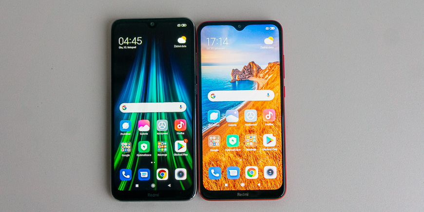 Xiaomi Redmi 8A a Note 8T
