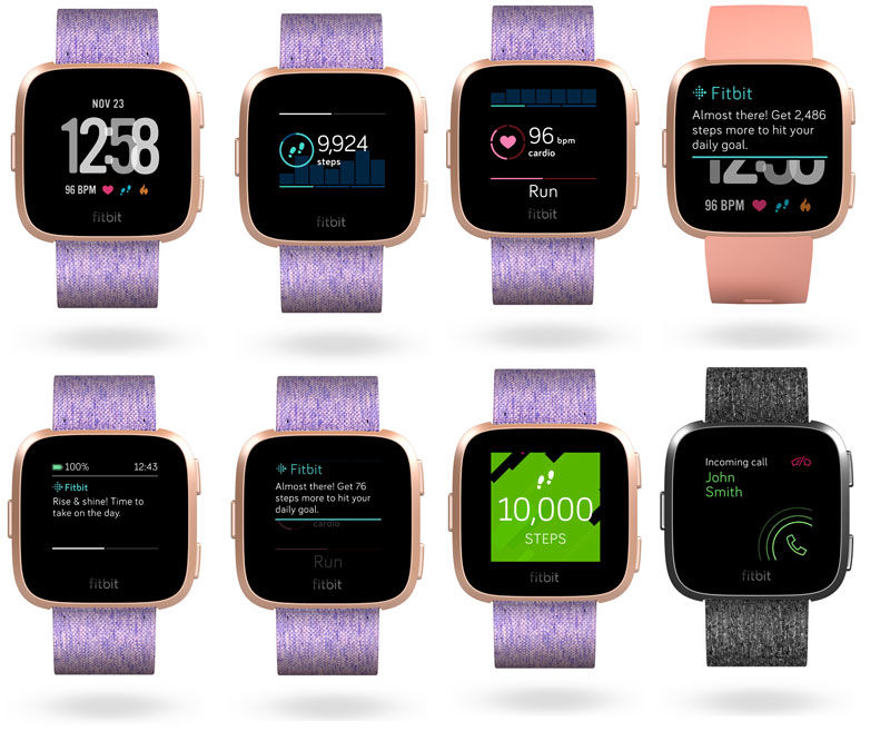 chytré hodinky Fitbit Versa Lavender Woven