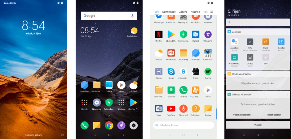 PocoPhone F1 - nadstavba MIUI 9.6 Global