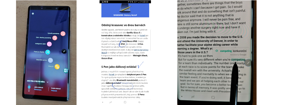 S PEN priklady vyuziti