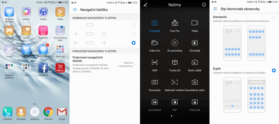 Recenze: Honor 9 opět válcuje i dražší konkurenci Honor 9, software