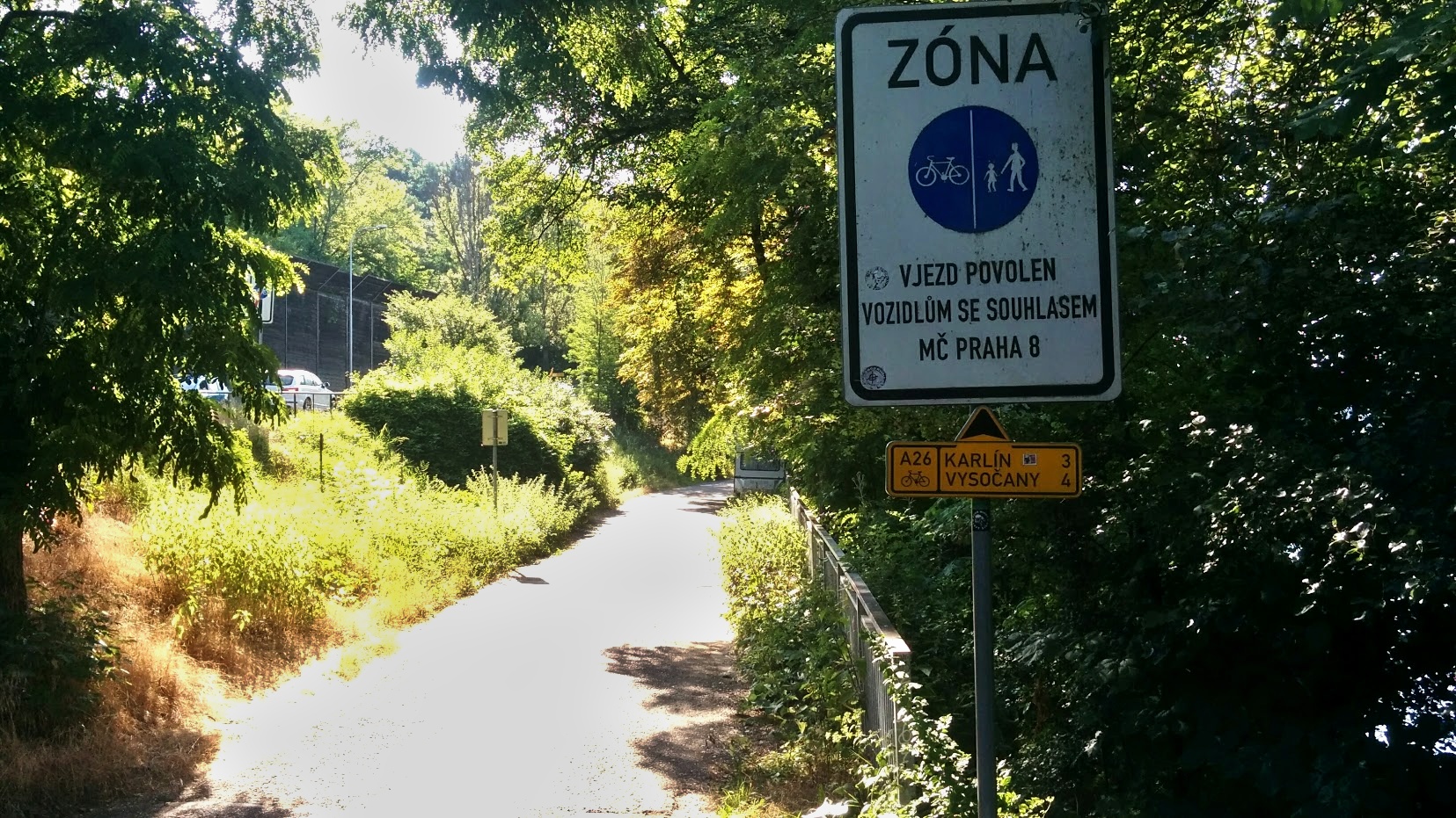 Příjezd do Karlína