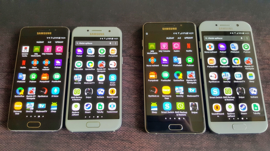 Samsung Galaxy A3 a A5 (2016/17): O rok starší, o dost lepší Samsung Galaxy A3 a A5 (2017)