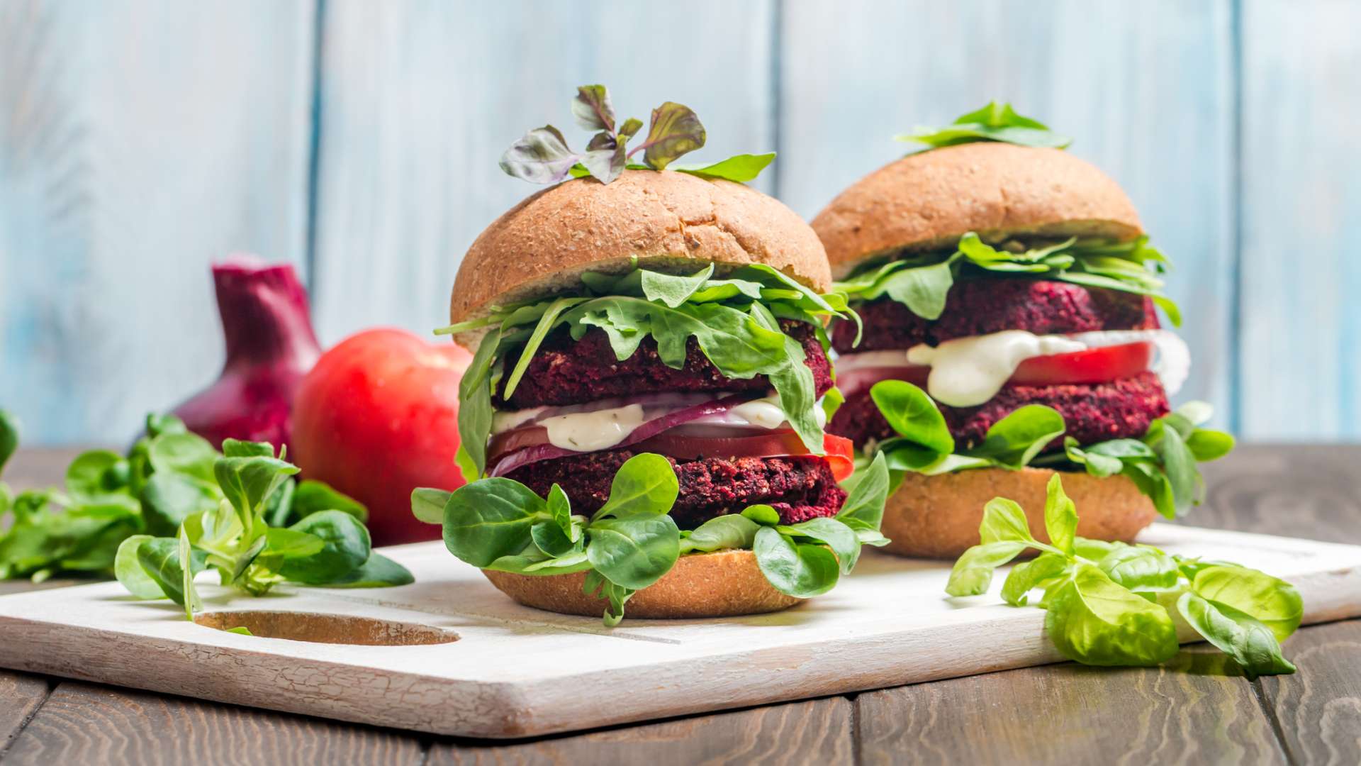 veganské burgery