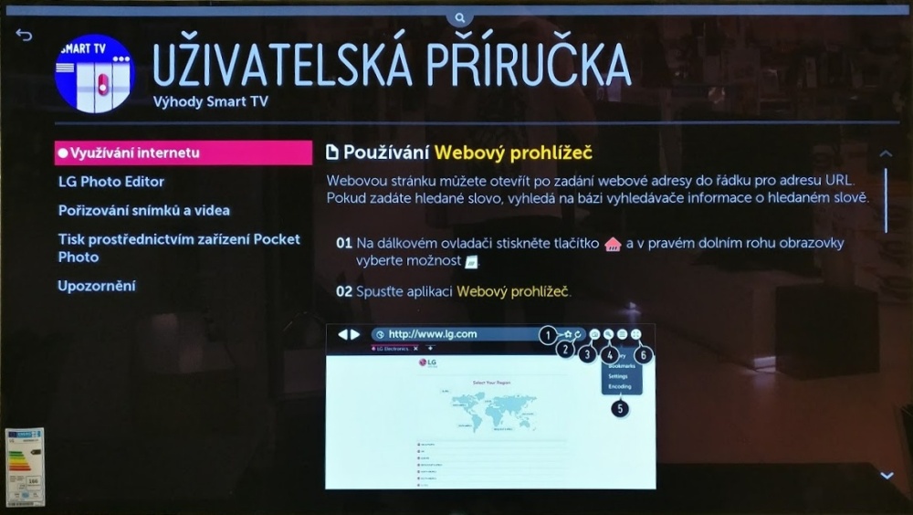 LG 65EF950V - uživatelská příručka