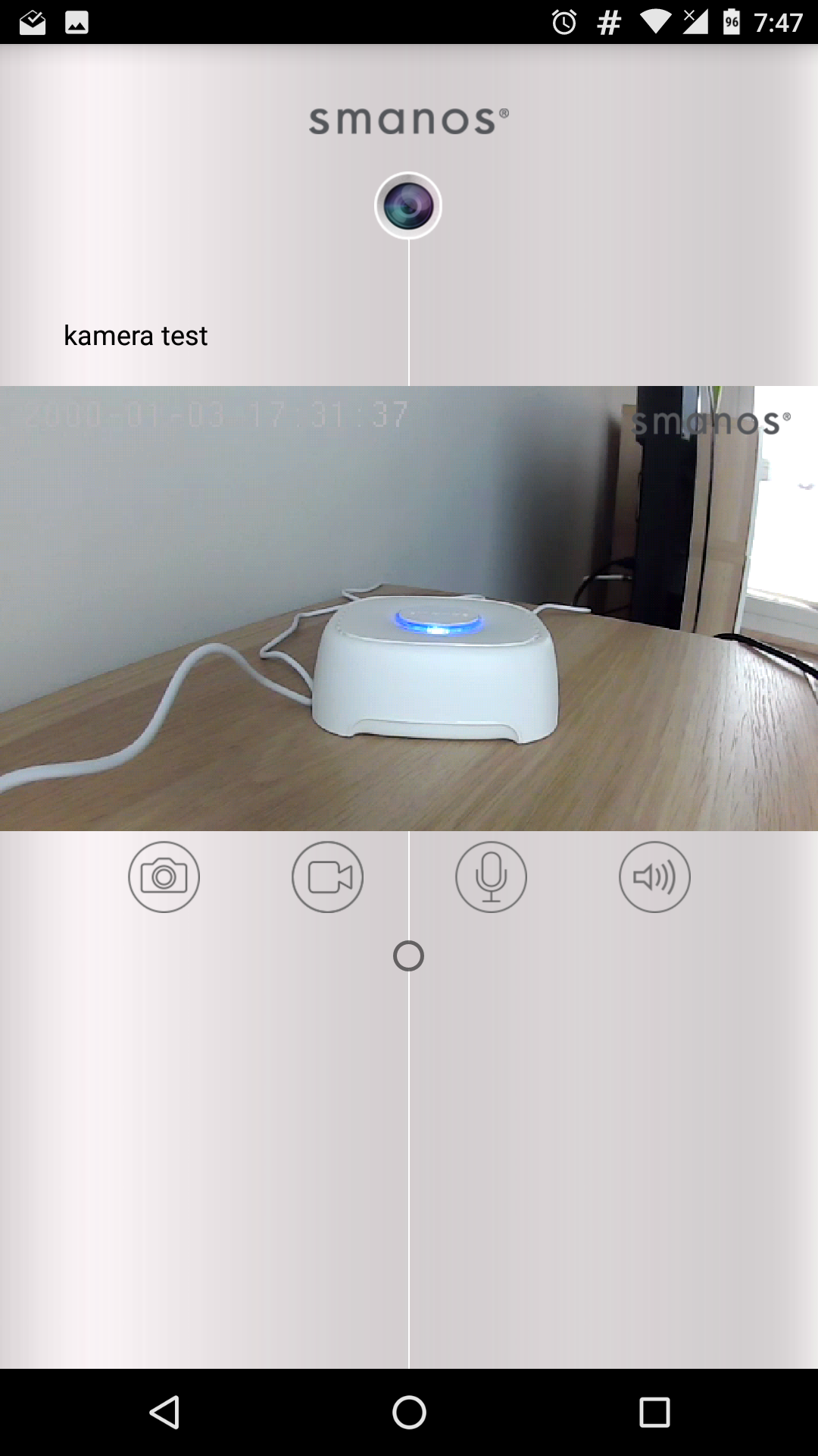 Smanos kamera Wi-Fi
