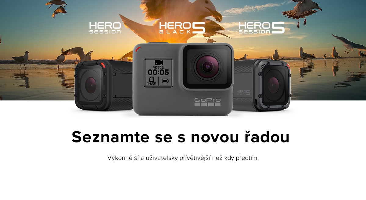GoPro HERO 5 - už je máme! GoPro HERO 5 - už je máme!