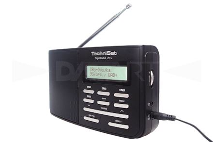 Recenze digitálního rádia TechiSat DAB-210 Recenze digitálního rádia TechiSat DAB-210