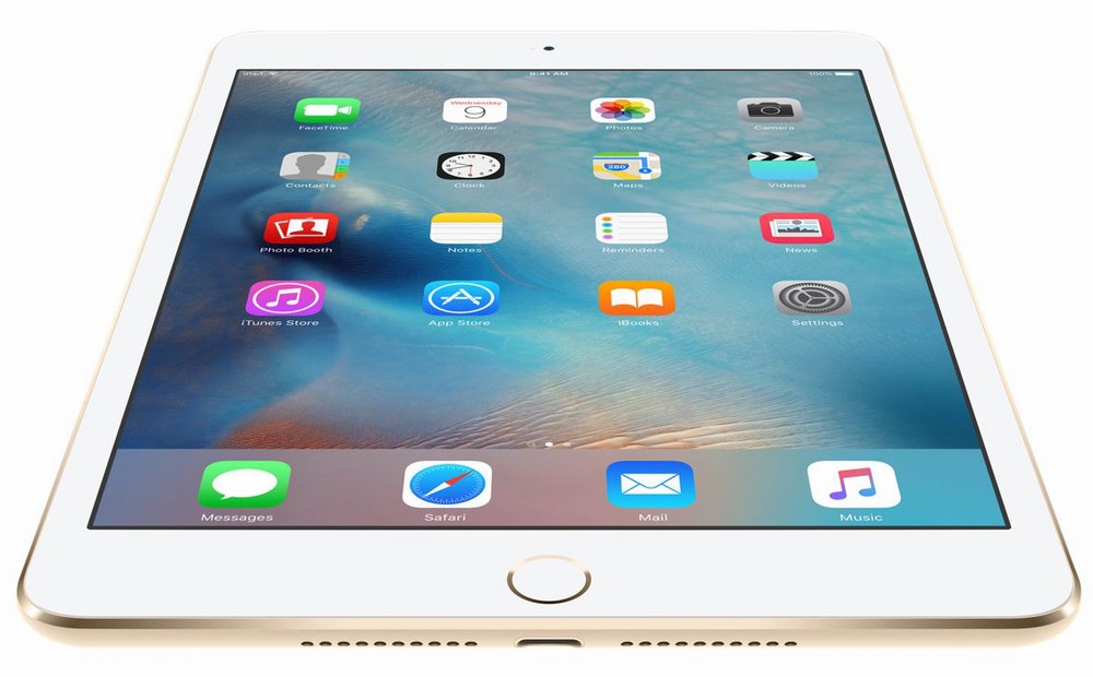 Apple iPad mini 4: obr silou, trpaslík rozměry