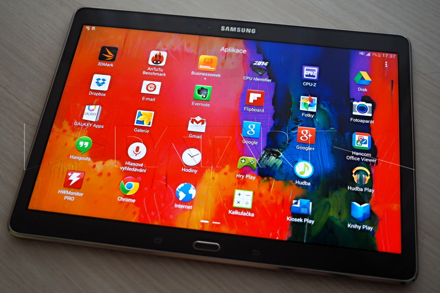 Prostředí Tab S