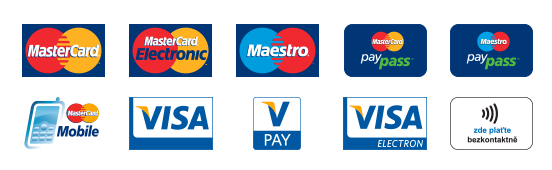 Terminál mPOS – podporované karty