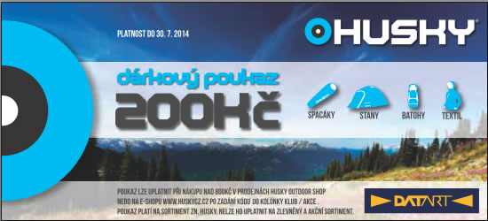 Nakupujte v DATARTu a získejte slevu v Husky! Husky