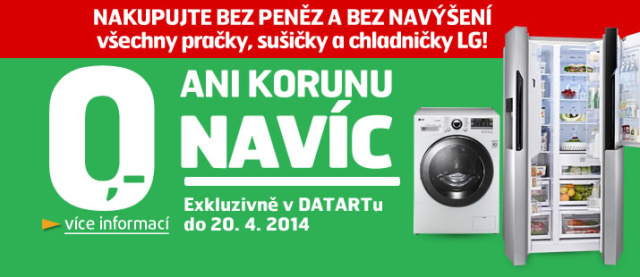 LG splátky DATART.cz
