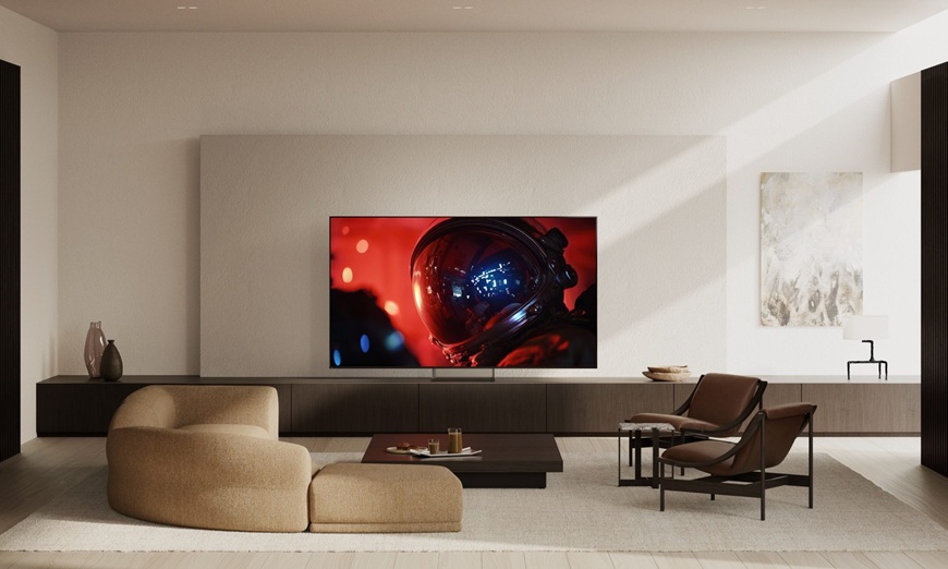 Sony True RGB mění obraz televizorů! Jak funguje nové RGB LED podsvícení? moderní obývací pokoj s televizí sony