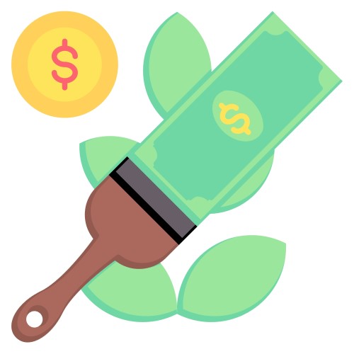 ☘️ Co je greenwashing, jak ho poznat a jaké změny přináší nová směrnice EU? Ilustrace jak greenwashing produkt přináší finanční zisk
