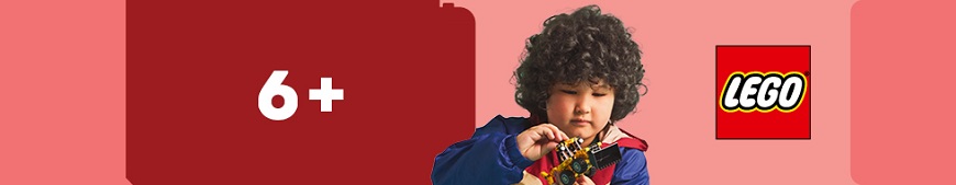 Banner LEGO pro věkovou kategorii 6+.