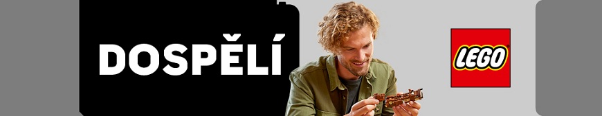 Banner pro LEGO věkové kategorie 18+.