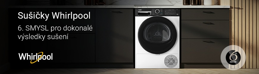 Sychravý podzim sušení prádla nepřeje. Sušičky Whirlpool ano! Banner se sušičkou Whirlpool