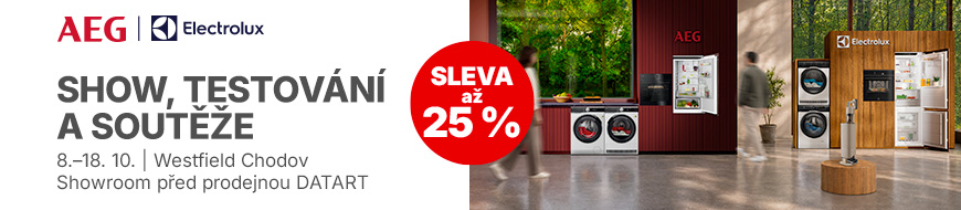 Zažijte AEG a Electrolux na vlastní kůži ve Westfield Chodov Zažijte AEG a Electrolux na vlastní kůži ve Westfield Chodov