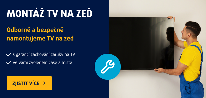 Montáž televize na zeď Montáž TV na zeď