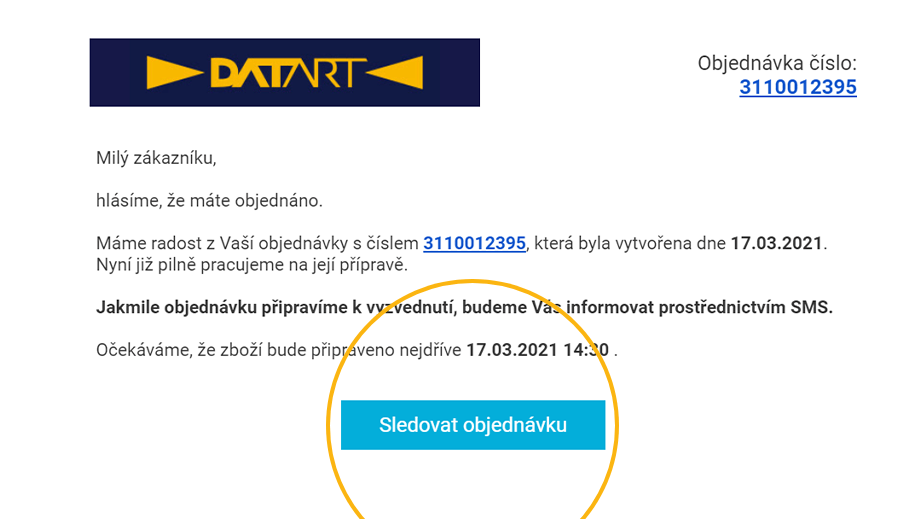 Stav objednávky