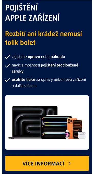 Pojištění Apple zařízení