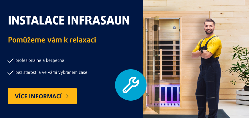 Instalace infrasaun Instalace ovětlení