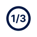 piktogram 1/3 v kolečku