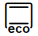 symbol horní a dolní ohřev eco