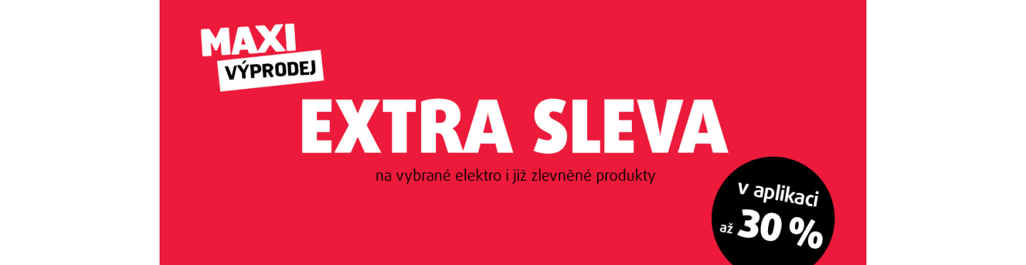 EXTRA sleva v aplikaci | DATART