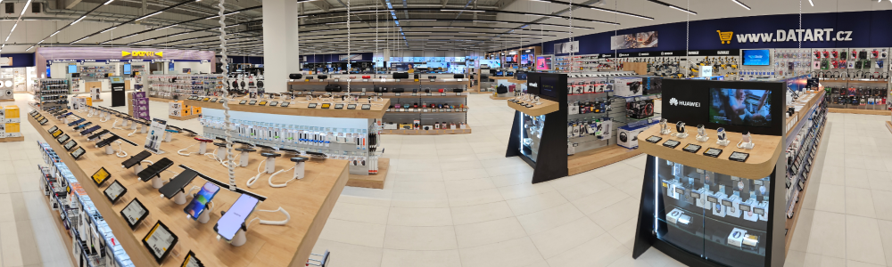 prodejna Datart v Avion Shopping Park Brno