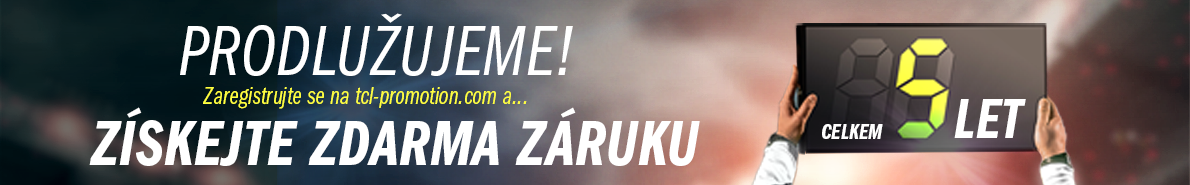 záruka na vybrané TCL televize
